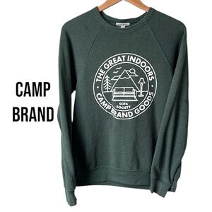 CAMP BRAND Fleece Lined Sweater | Spruce Green | Women’s Medium | Super Soft